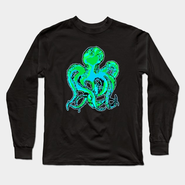 Octopus 4 Long Sleeve T-Shirt by saitken